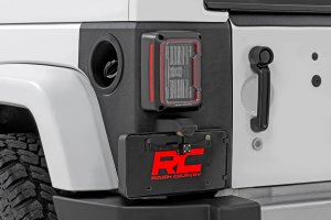 Jeep Wrangler Unlimited Trail Cladding - Rear Corners - Rough Country - '07-'18